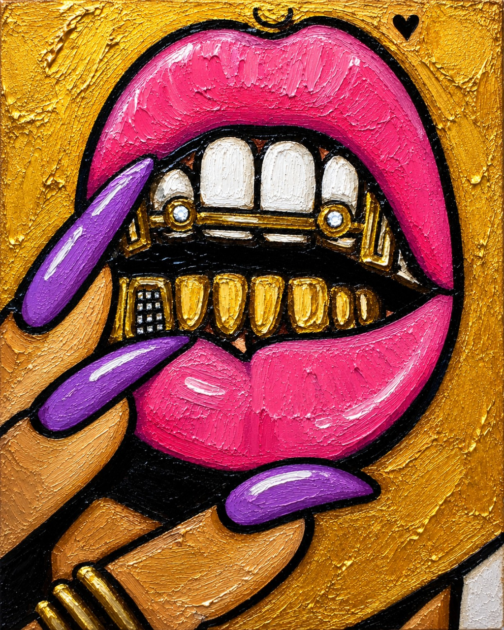 Her, colorful contemporary artwork by Dani Becca from the Stories in Color collection.